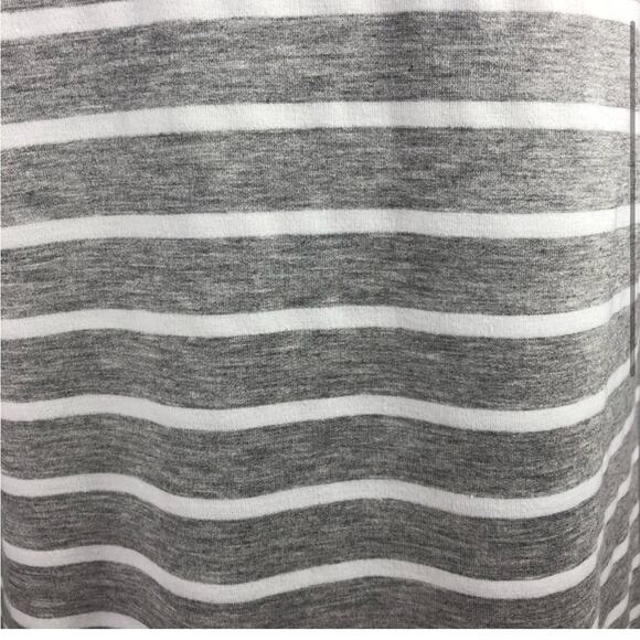 Tiana b grey and white striped tshirt dress - Picture 2 of 6